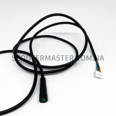 Кабель з'єднання дисплею з контролером, кругл. 5pin female/прям. 5pin female Kugoo M365 Pro